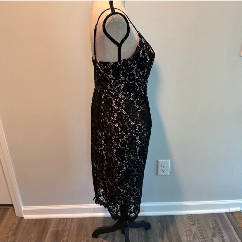 J. Crew Giupure Black Lace Midi Dress - Picture 10 of 12